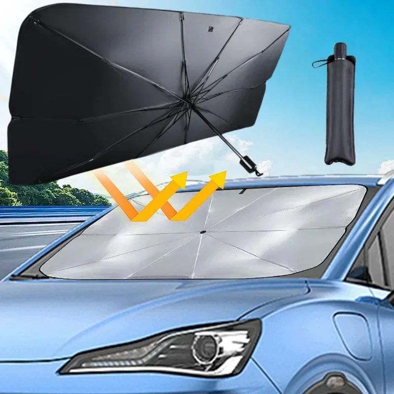 Car Windshield Sun Shade, Fold - đánh giá và giá Windshield Sun Shade