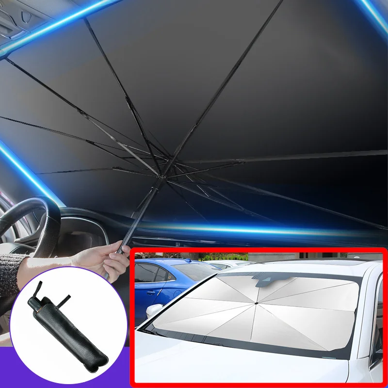 Foldable Car Sun Shade Protect - đánh giá và giá Windshield Sun Shade