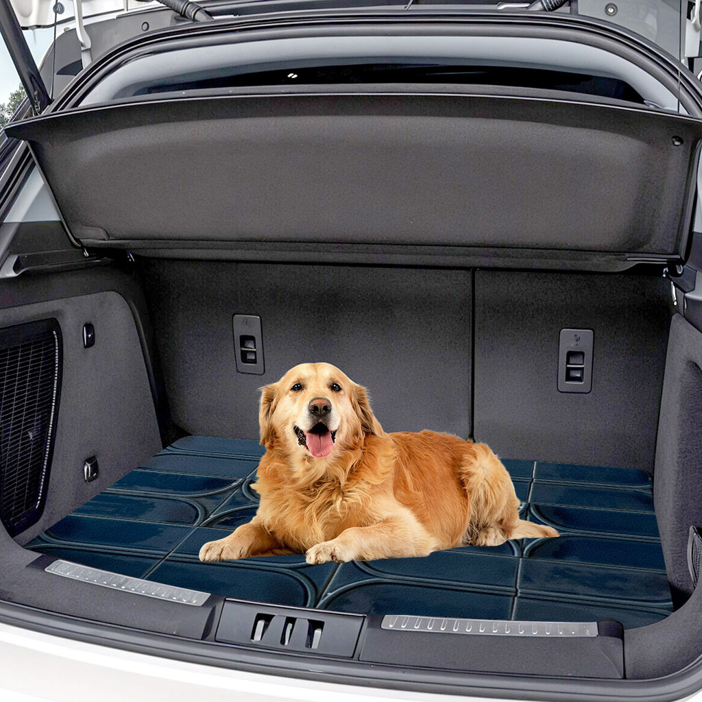 1pc Car Trunk Mat With Printed - đánh giá và giá Car Accessories Must Have