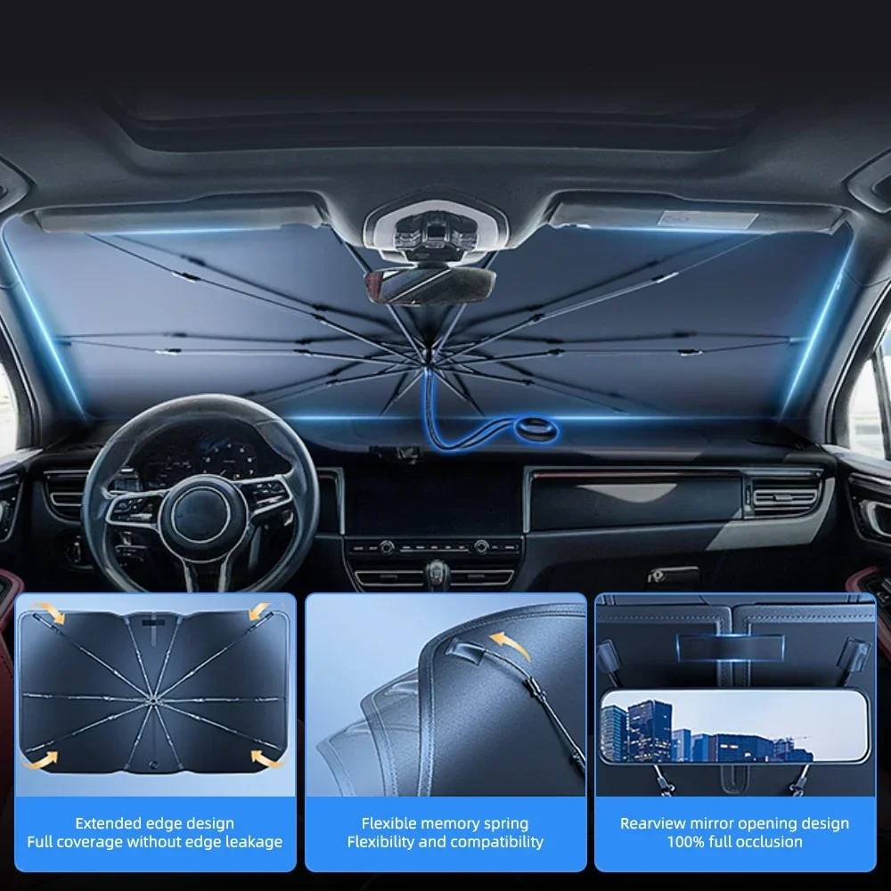 Car Windshield Sunshade Foldab - đánh giá và giá Windshield Sun Shade